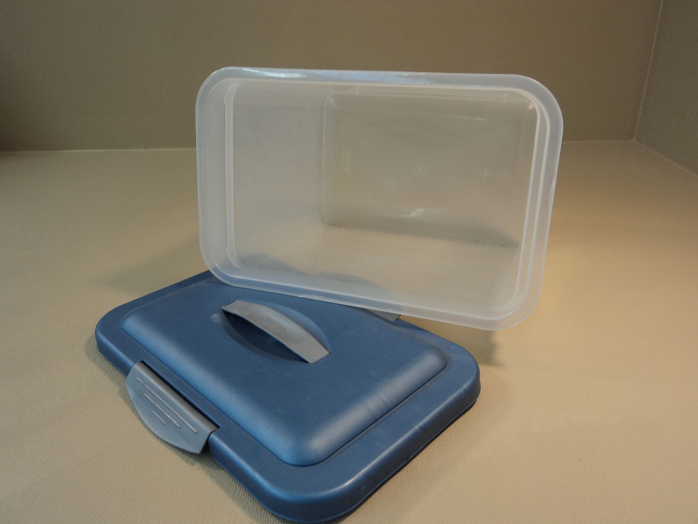 Sterilite Portable Hanging File Box Letter Size Blue/Clear Plastic eBay